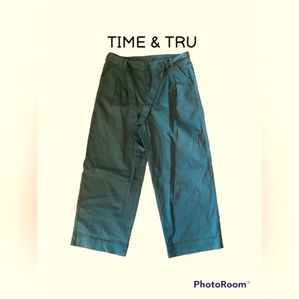 TIME & TRU pleated high waisted pants